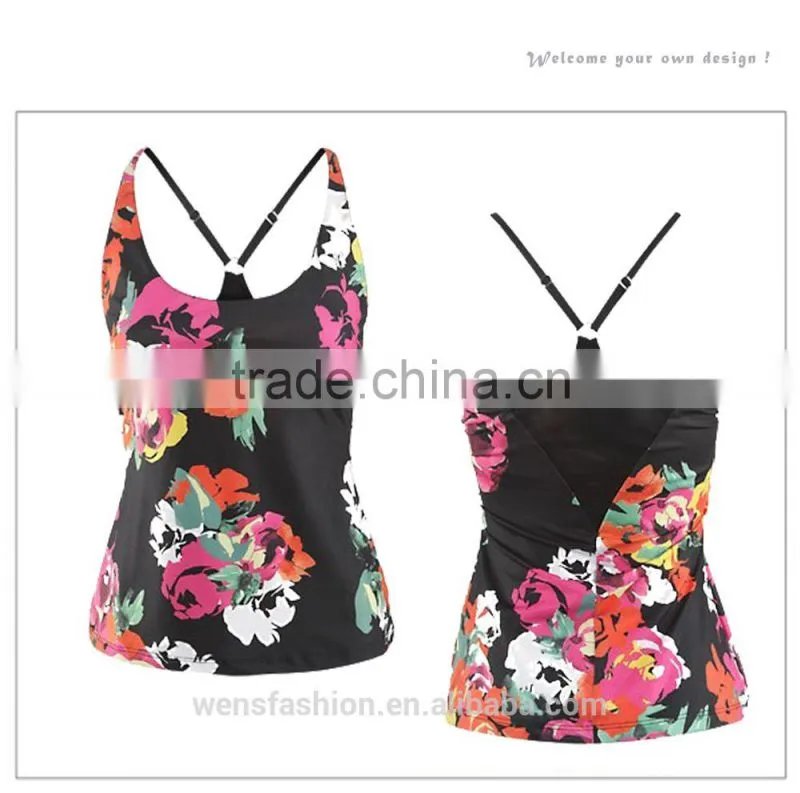 Girls Shivering Sleeveless sublimated sexy womens tennis wear