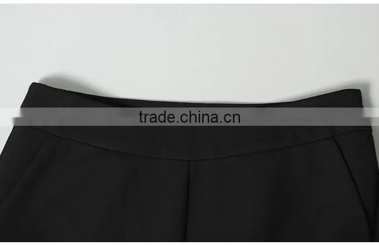 The new style two pieces women autumn casual suit blouse & pant plus size woman suit