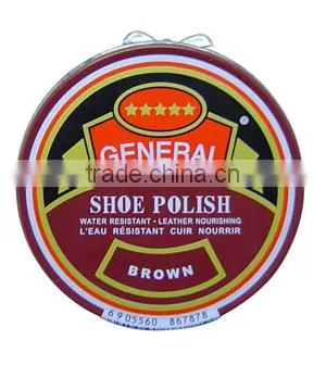 Solid high quality black tin shoe polish