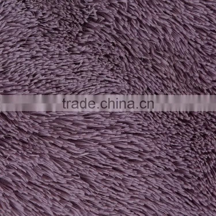 fashion pattern pv long pile fake fur throw micromink blanket