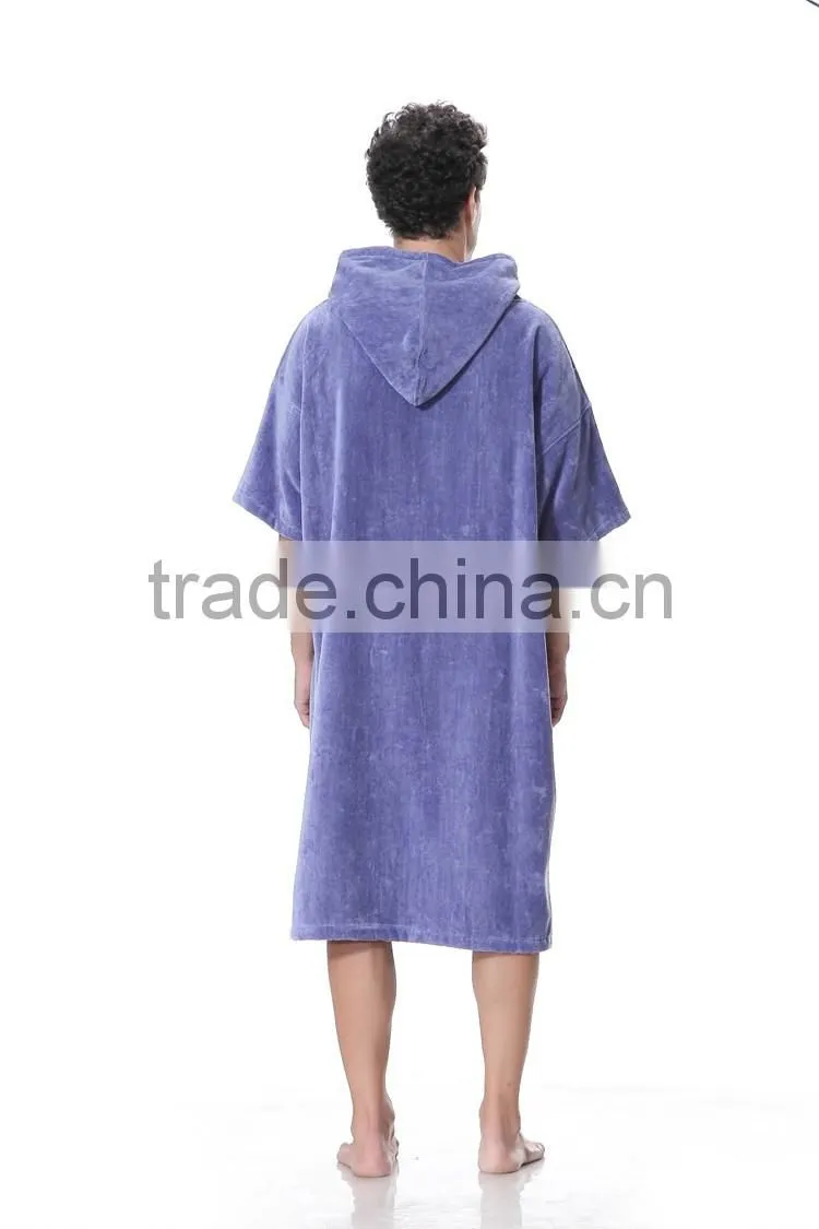 100% cotton beach hooded towel ponchos pattern for adult