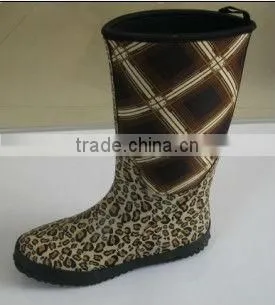 Ladies Hot selling Neoprene Garden Boots/Top quality knee boots
