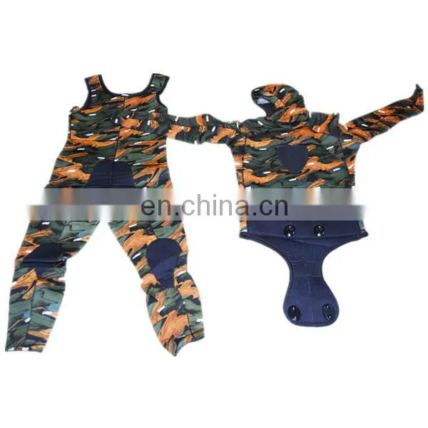 Customized 13-16mm Yamamoto Neoprene Two pieces Spearfishing suit for deep sea