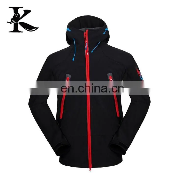 Custom printed waterproof jacket embroidered hiking windproof Softshell Jacket