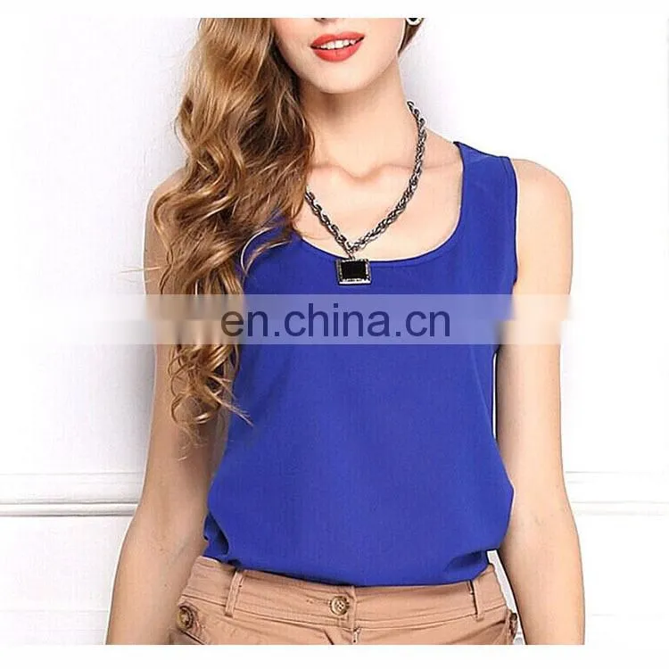 New Ladies Women Blouse Sleeveless shirt vest Doll latest Cotton Tank Top