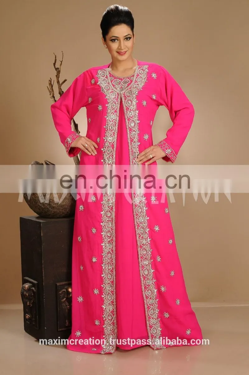 2017 New Style Elegant Muslim Dress Islamic Kaftan Dress