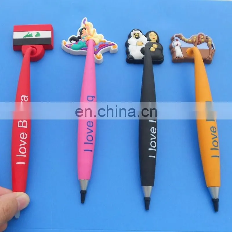 21 Baseball Company Logo Soft PVC Ball Point Pen For Promotional Gifts
