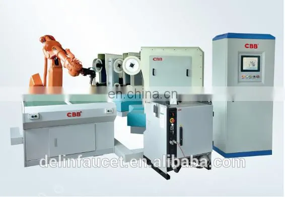 Automatic polishing metal complex structure robot polishing machine for stainless steel