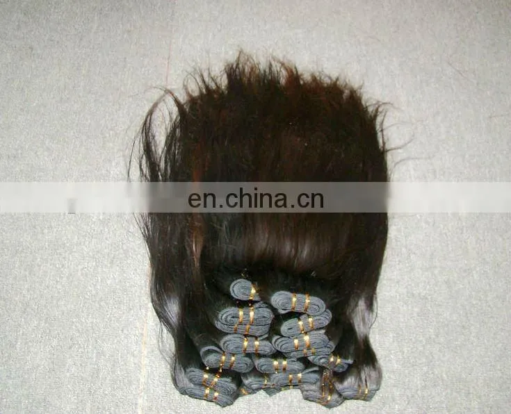 ukraine new high quality 100% indian remy hair weft(hair weaving)