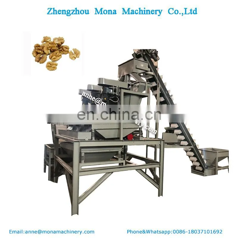 Automatic almond walnut shelling cracking cracker machine in United States
