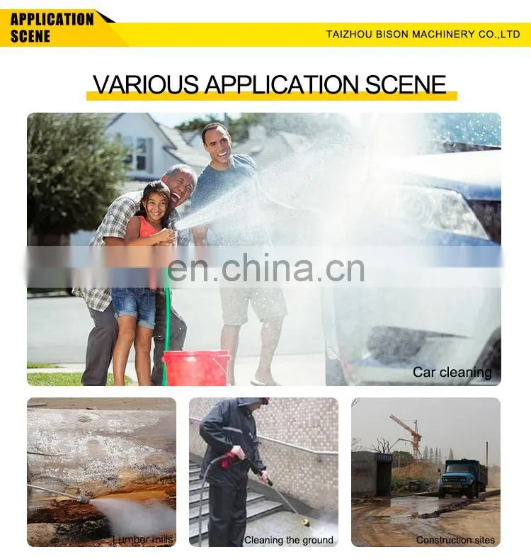 BISON China Electric Pressure Washer 200bar Electric Home High Pressure Cleaner