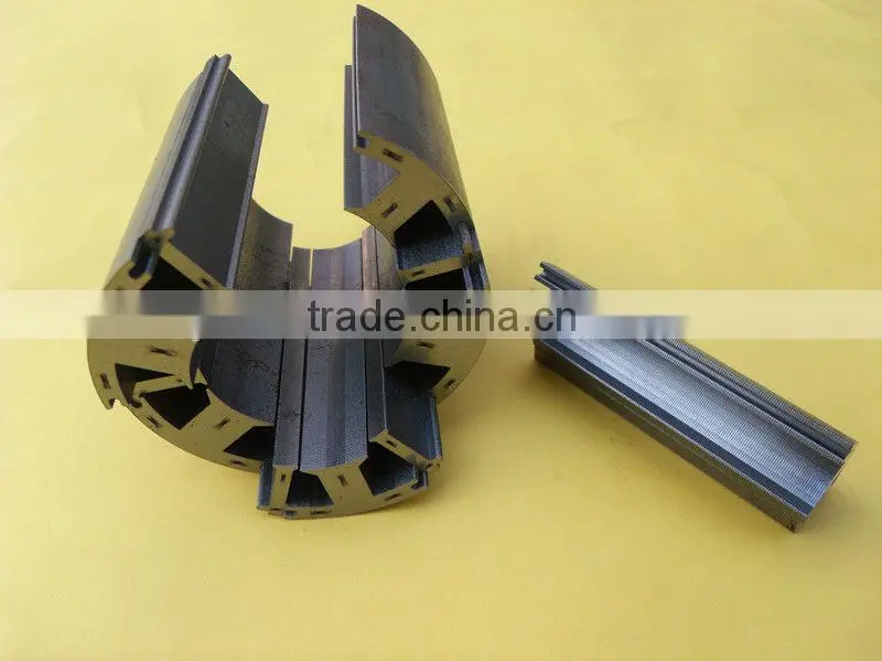 the most saving material way for stator rotor core manufacture