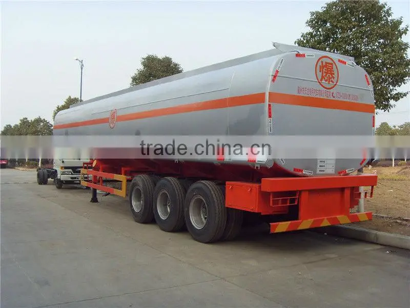 3 axles 40000liters fuel tanker trailer