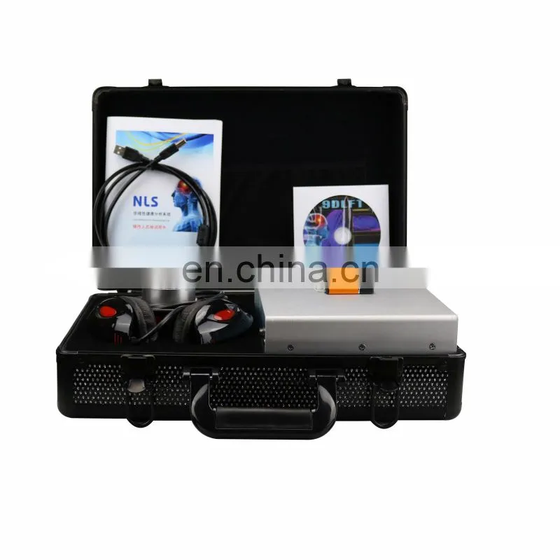 9D Ordinary Version NLS Body Health Analyzer Non-Linear Analysis System with Aluminum Carry Case