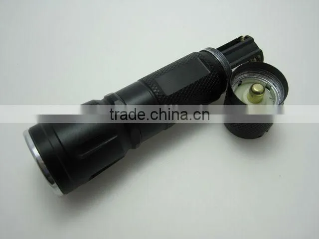 High power aluminium zoom Cree LED torch