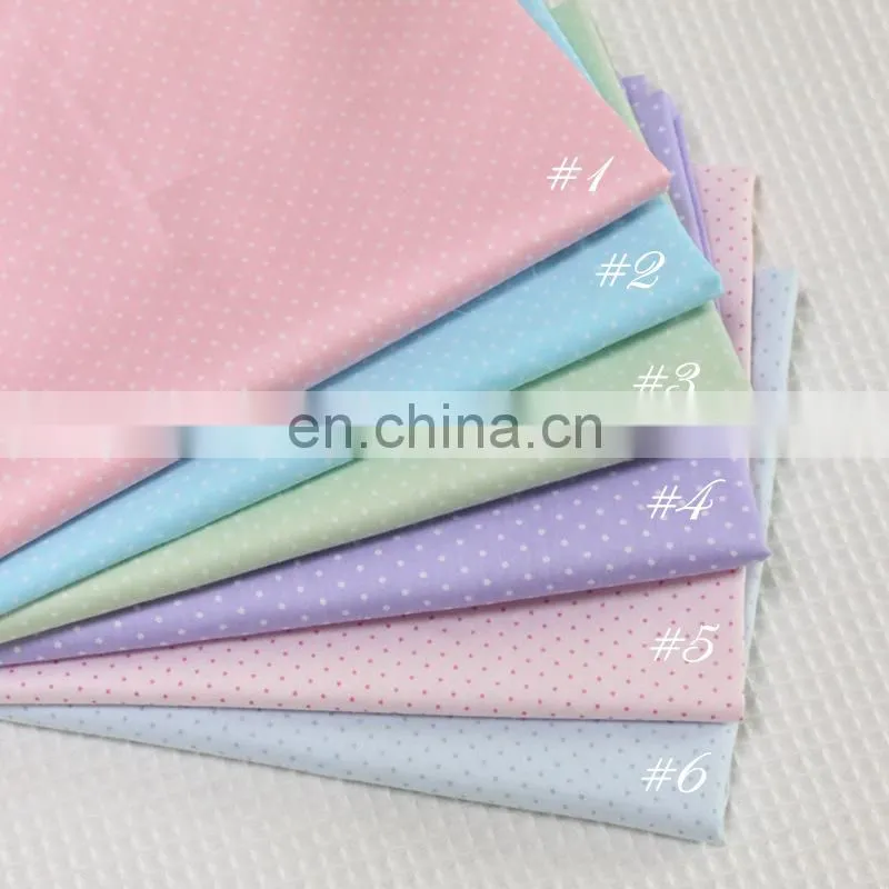 wave dotting fabric group cotton twill printing fabric 1.6 meters wide student four pieces set pure cotton fabric