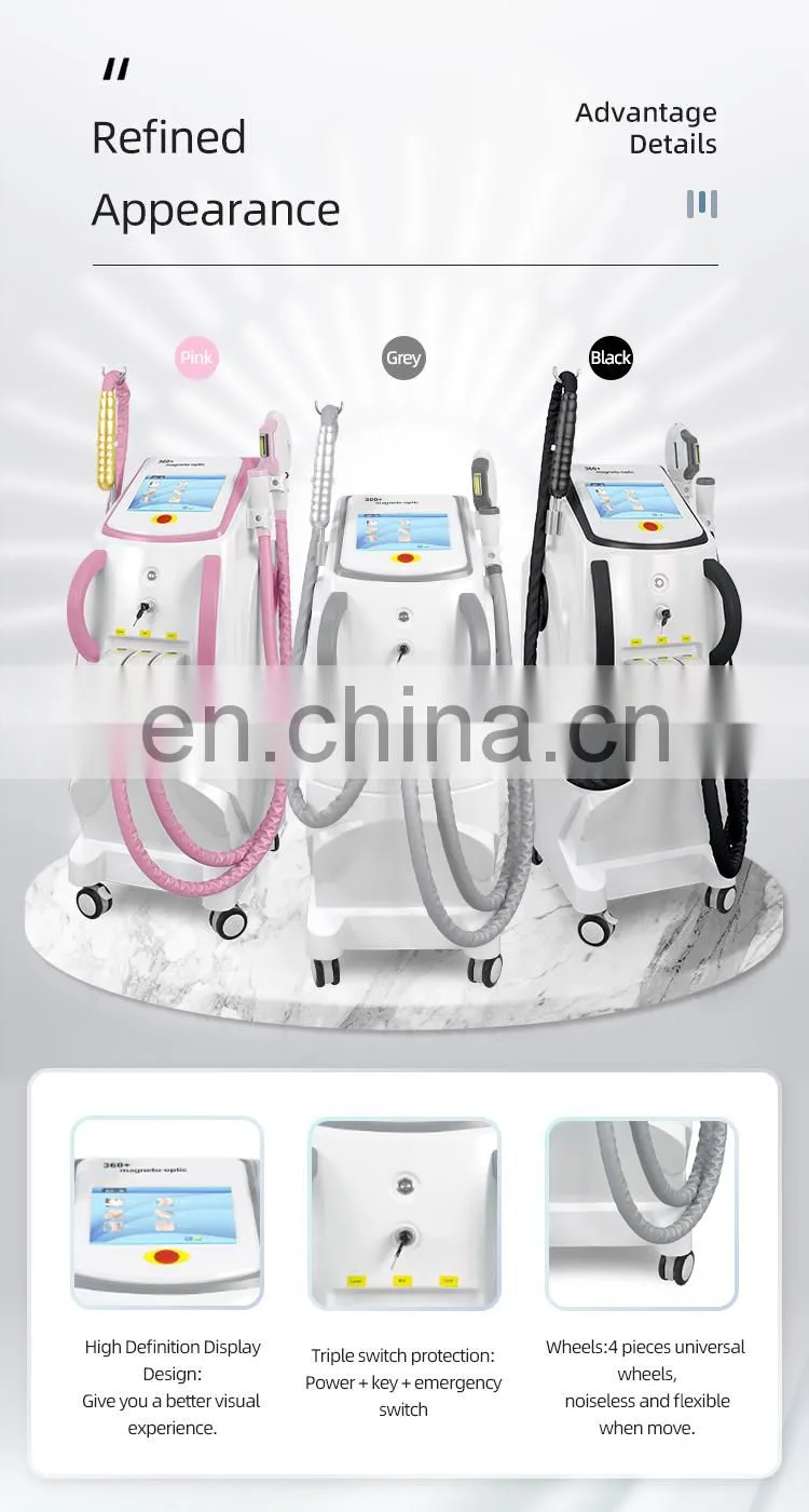 OPT E-light IPL laser nd yag RF laser permanent hair removal