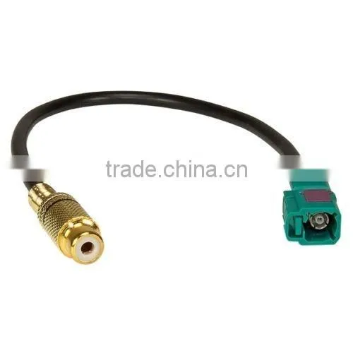 Waterblue Fakra Female Jack to RCA Female Jack Video Adapter Cable for FORD BLAUPUNKT NX MERCEDES COMAND NTG2.5 / NTG4