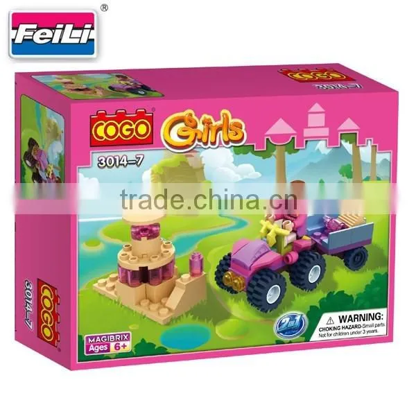 hot sell COGO bricks toys for girls 8 in 1 ABS plastic building blocks toys