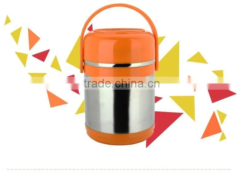 heating lunch tiffin box keep food hot stainless steel hot lunch box tiffin carrier with 1.5L