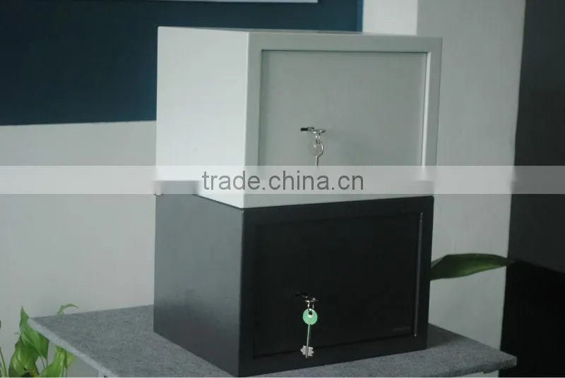 Cheapest two key safe box,simple safe case