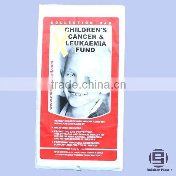 Biodegradable Donation Bag For Collecting Secondhand Clothes