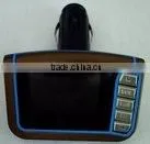 Car MP4 player with FM transmitter support SD card with memory