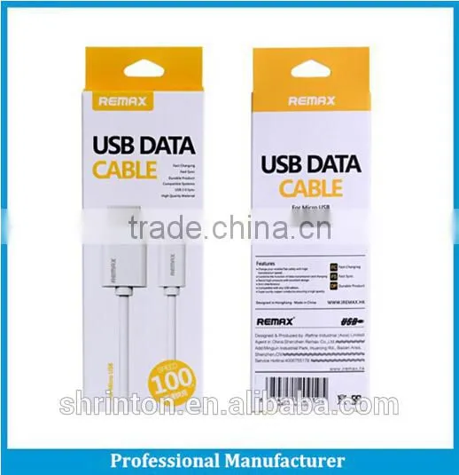 High Quality Remax USB Charge & Sync date cable for Samsung and Andriod devices