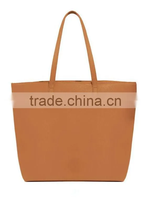 2016 Promotional fashionable wholesale custom printed leather bag shops