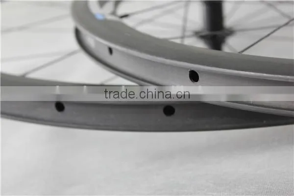 Super light carbon clincher wheelset wide edge carbon fiber wheels W40C