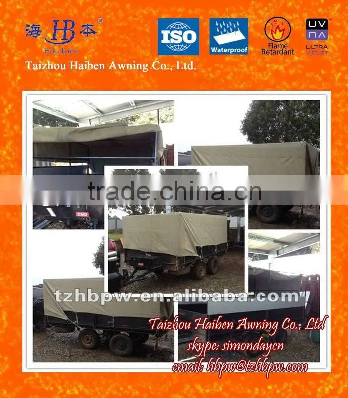 Army Green Canvas Fabric for Truck Cover