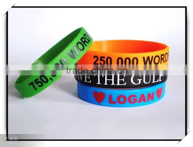 Newest Fashion Free Promotional Products Silicone Bracelet, Cheap Silicone Wristband