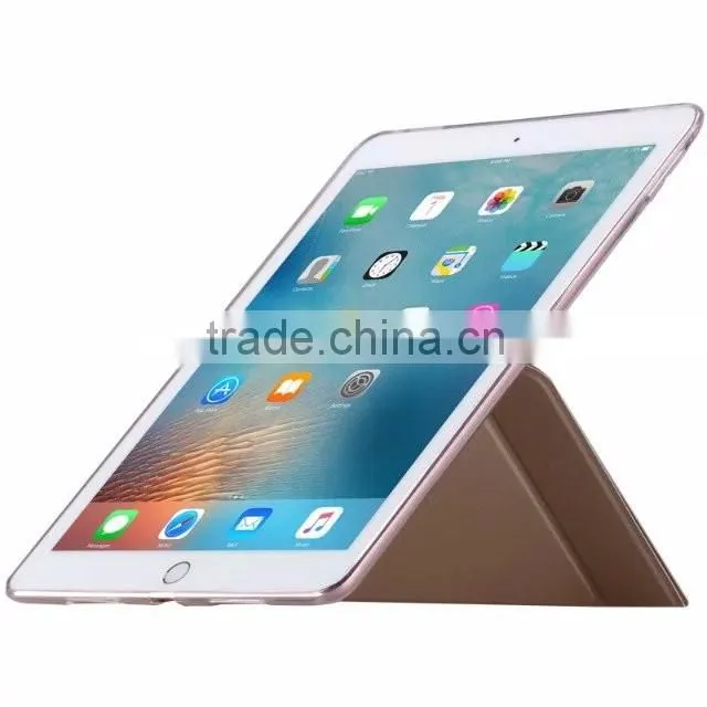 Momax For iPad Pro 9.7 Frosted Leather Folding Stand Tablet PU Leather Sleep Function Case For iPad Pro 9.7" TB-0356
