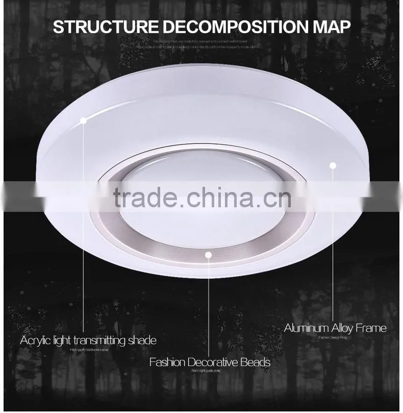 2016 hot sales led flush mount ceiling light small round 5 years gurantee 24 to 48W