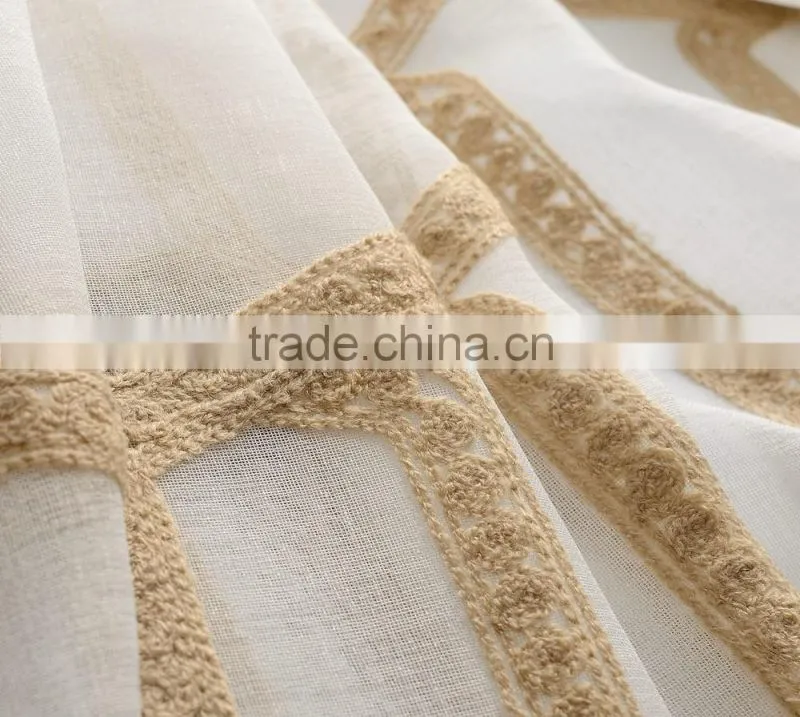 Factory Price Polyester Cotton Curtain Gauze Fabric