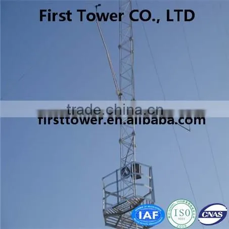 Telecommunication antenna guyed mast steel tower