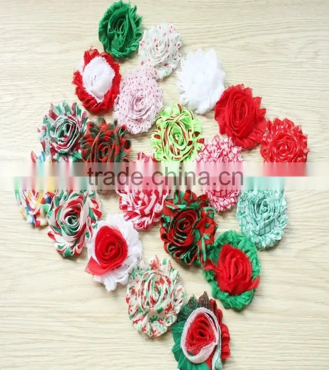 shabby flowers , shabby chic bow , wholesale hair bows