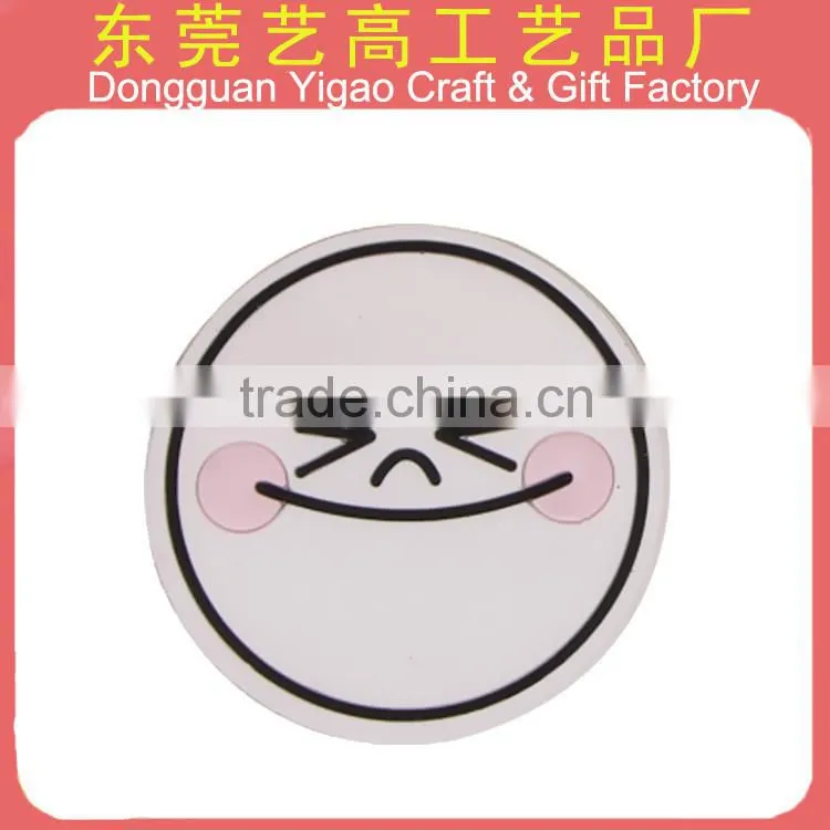 3D embossed PVC souvenir fridge sticker for business gifts