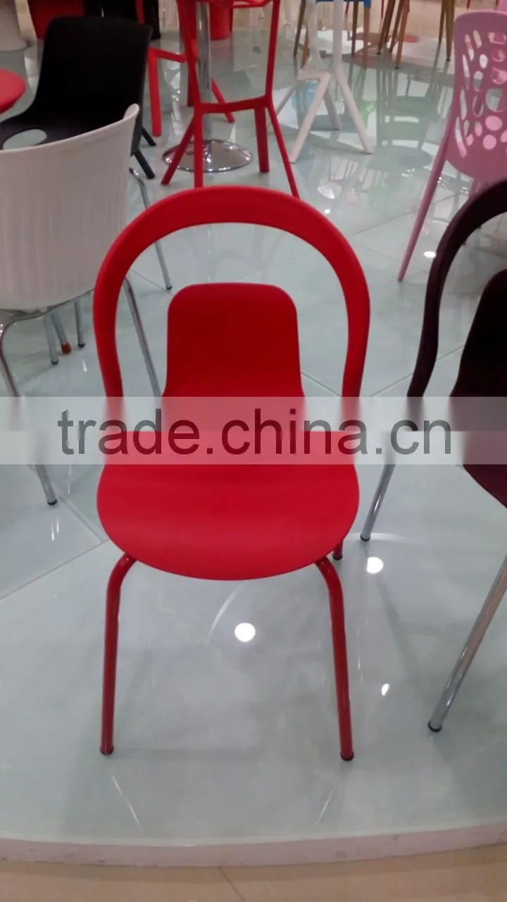 outdoor armless plastic stacking chair cheap chairs HYH-9122