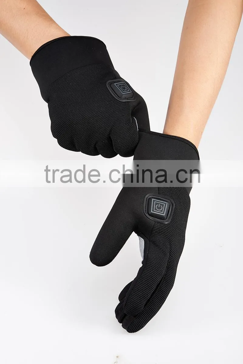 battery heated gloves waterproof heated gloves for cold winter