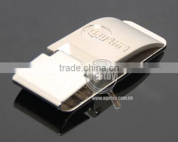 Promotional Customized Engraved Logo Zinc Alloy Metal Branded Money Clip