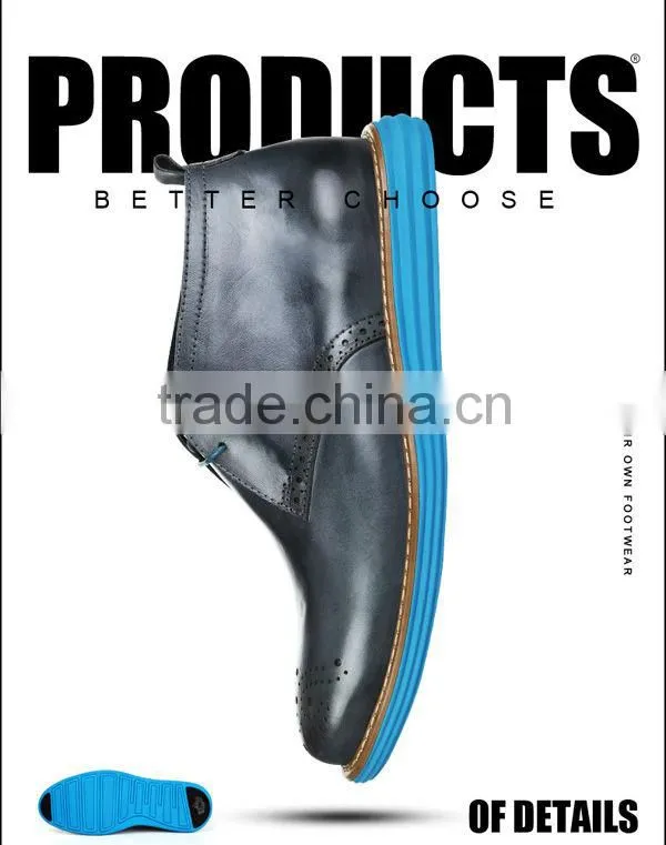 Good quality men leather boots for winter