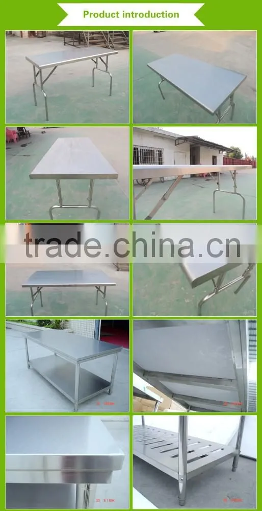 Restaurant Stainless Steel Kitchen Corner Work Table With Splashback And Under Shelf BN-W16