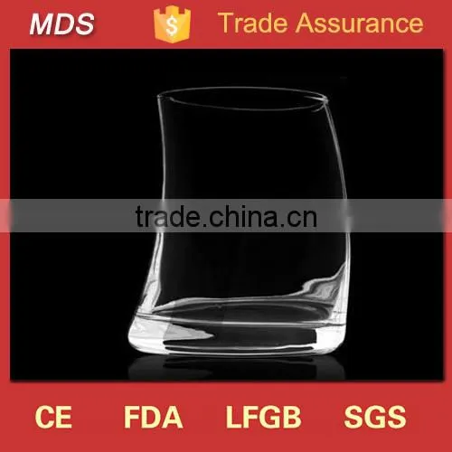 Handmade customized heat resistant rock wine glass