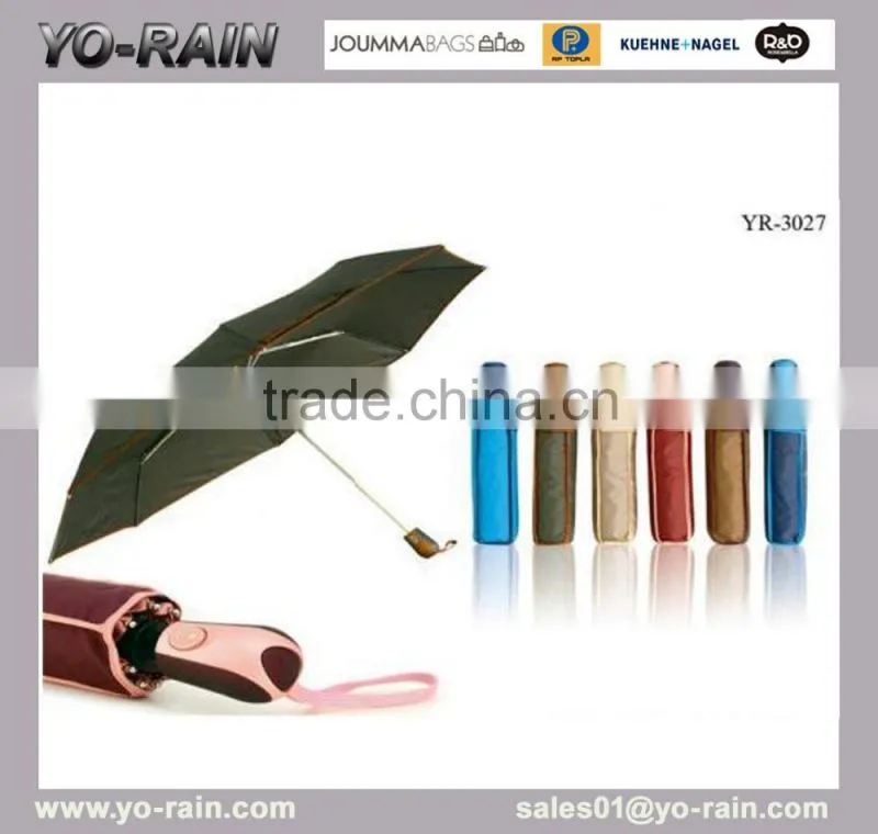 Wholesale Cheap Rubber Handle Women Umbrellas