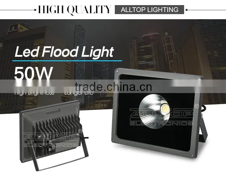 High lumen bridgelux cob waterproof outdoor ip65 50w led flood light