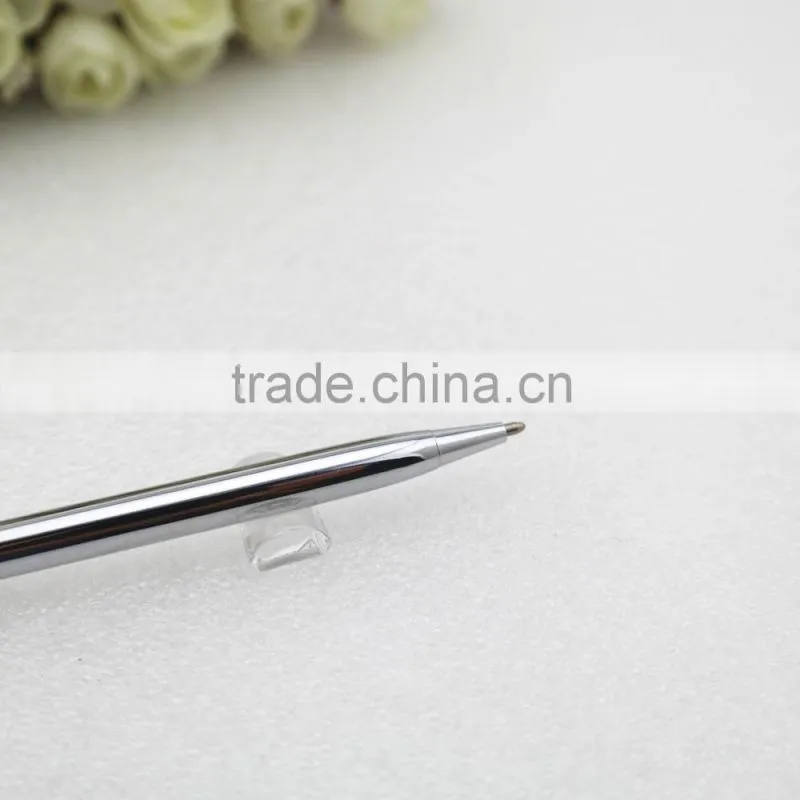Gold slim metal pen , 24K gold pen with crystal