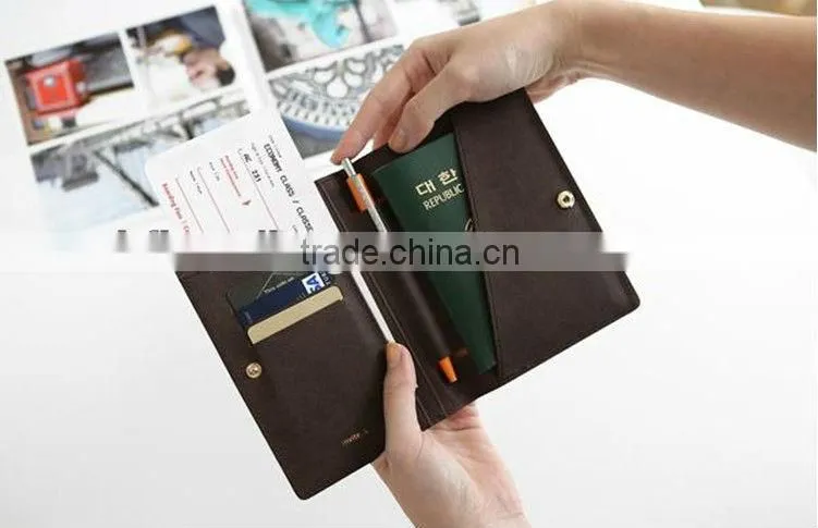 2013 Newly genuine leather passport holder