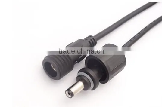 LED Waterproof DC Power Supply Plug Wire, LED Waterproof DC Female/Male DC Power Supply Plug WIre