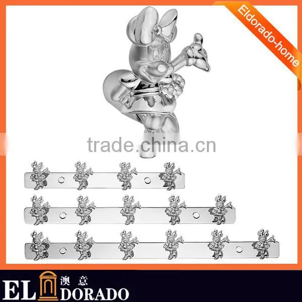 Hot Sale Flexible Decorative Brass Bathroom Accessories Washroom Coat Hook Wall Hook 6A1102-6